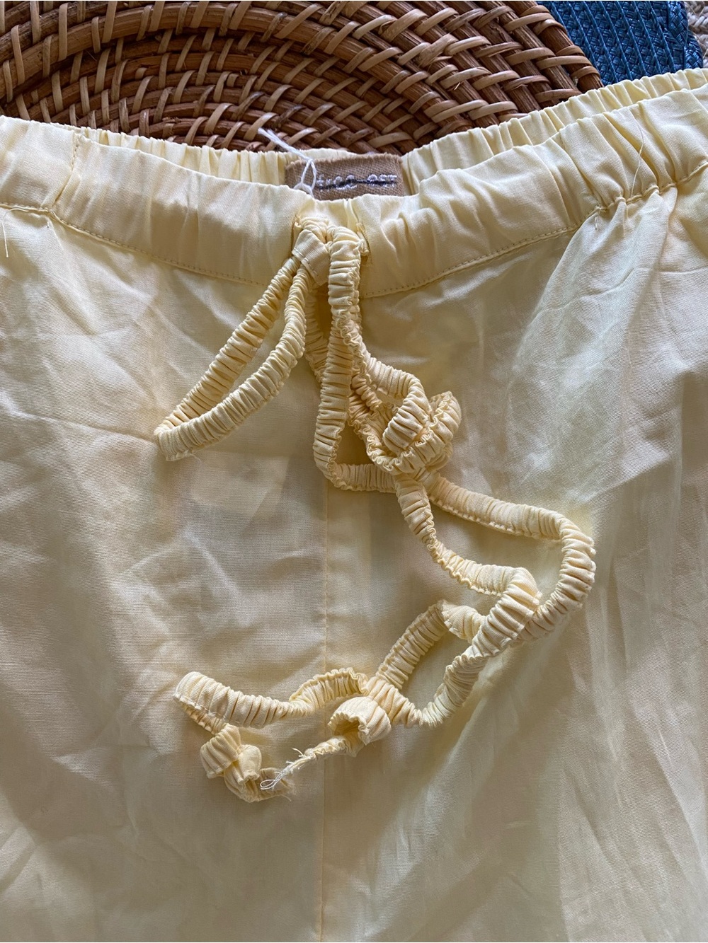 FREE PEOPLE Free-Est Yellow Elastic Waist Culottes Pant! ☀️ - Picture 12 of 17